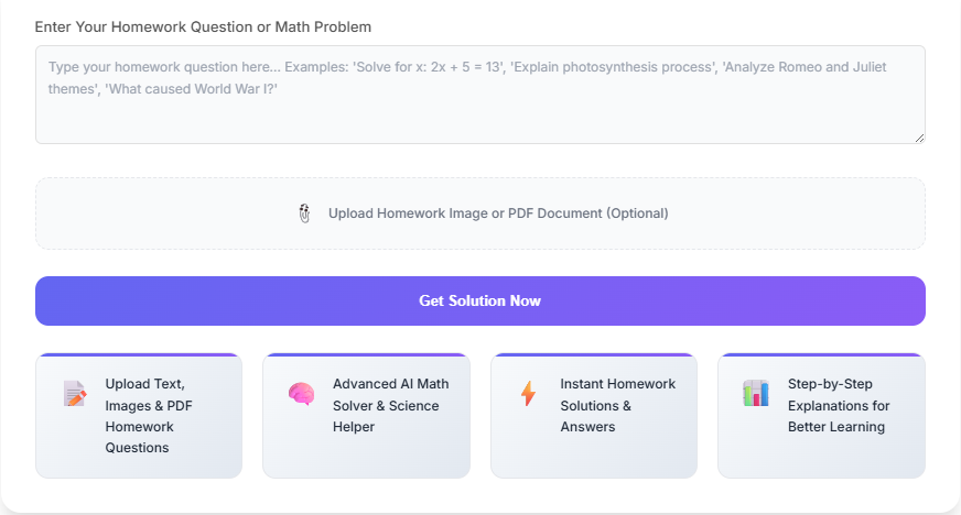 Homework Solver AI providing a step-by-step solution to a problem.