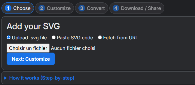Online SVG to Image Converter