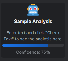 Free tool : detect if text is AI-generated